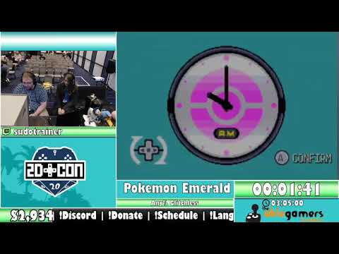 Midwest Speedfest 2019 - Pokemon Emerald (Any% Glitchless) by SudoTrainer