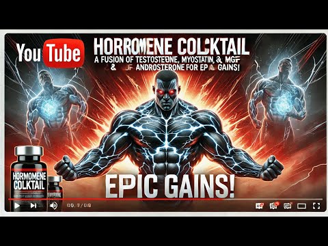 Hormone Cocktail: A Fusion of Testosterone, Myostatin, (MGF) & Androsterone for Epic Gains! #Muscle