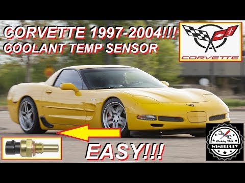 C5 Corvette Coolant Temperature Sensor Replacement & Installation 97-04 GM # 15326388, TX89 or SU112