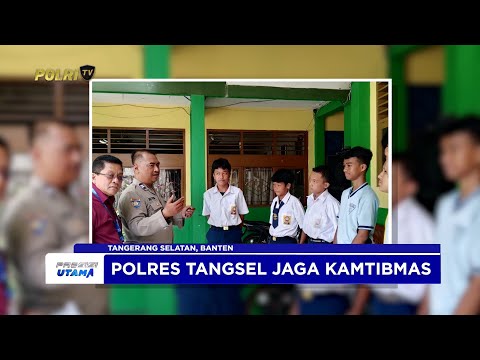 POLSEK CIPUTAT TIMUR CEGAH PELAJAR IKUTI AKSI UNJUK RASA KE JAKARTA