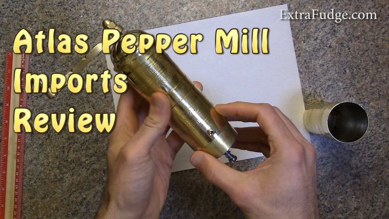 Atlas Pepper Mill Imports Coffee/Spice/Pepercorn Mill, Brass, 11 Review