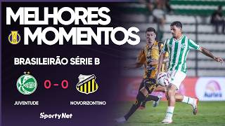 EMPATE SEM GOLS NO ALFREDO JACONI! Melhores Momentos - Juventude 0 x 0 Novorizontino