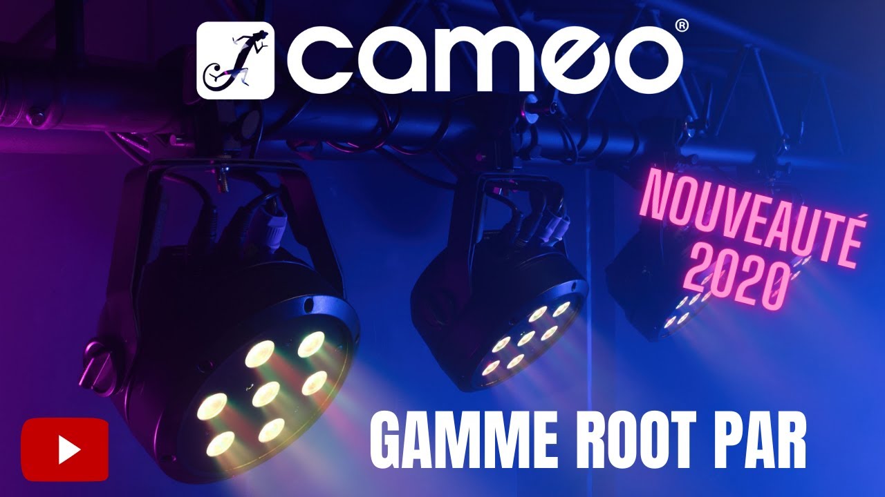CAMEO ROOT PAR : Légers, compacts, lumineux et très abordables !