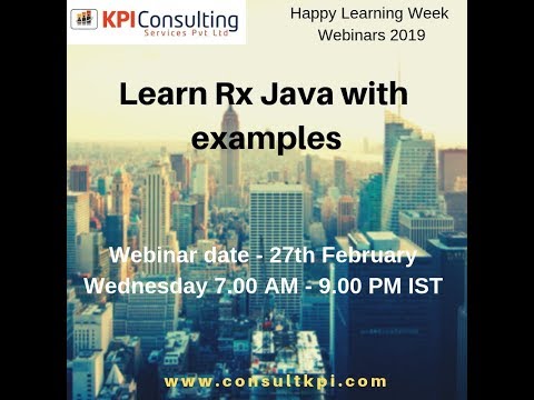 Learn Rx java with examples  - KPI Consulting