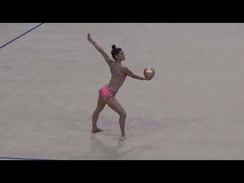 Regina MIAKSHEVA (KGZ) ball - 2015 Stuttgart worlds Qualifs