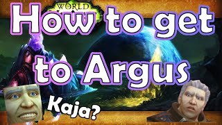 World of Warcraft - How to get to Argus