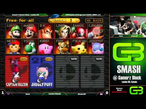 SAGB #1 - SSB64 - Singles - Losers Semis - Moist vs Shadow8P