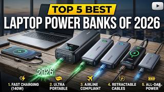 Top 5 Best Laptop Power Banks of 2026 ⚡ Best Portable Chargers for MacBook & USB-C Laptops