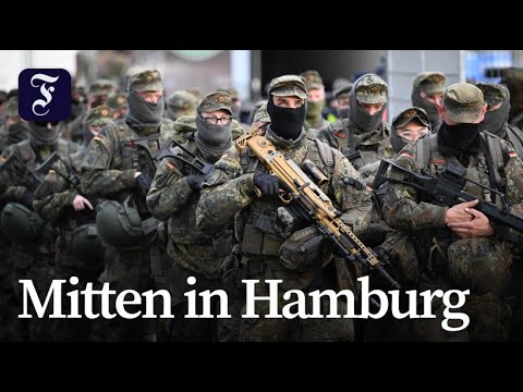 Three-day Bundeswehr exercise “Red Storm Bravo” takes place in Hamburg