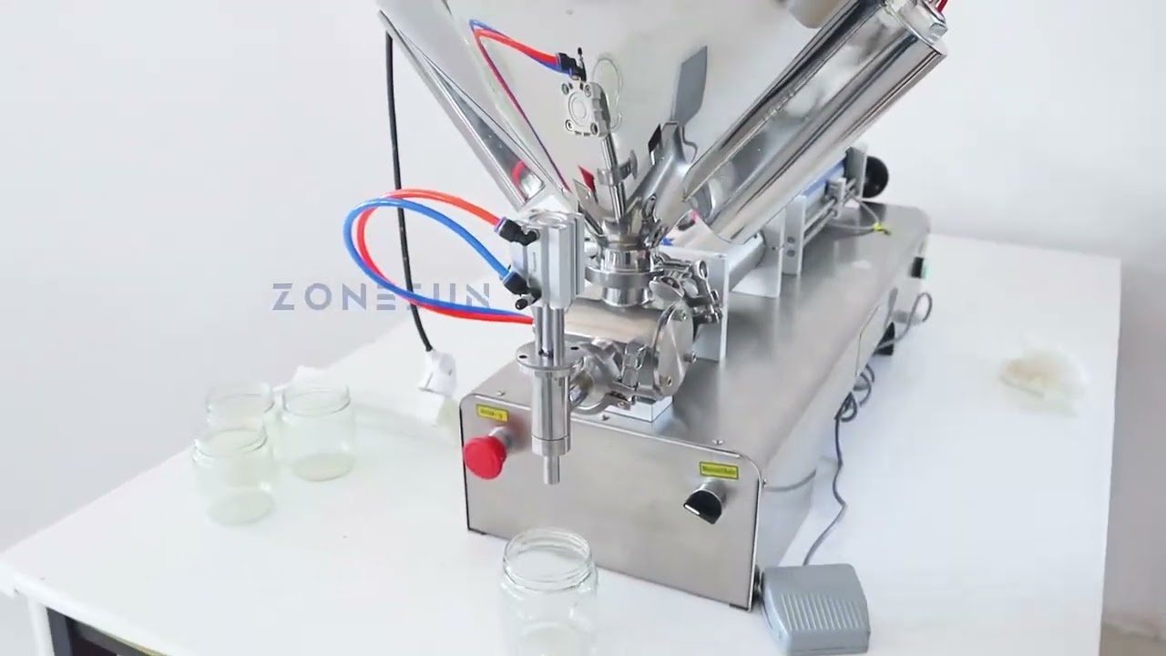 ZONESUN Desktop Pneumatic Paste Filling Machine Installation Operation Cleaning And Maintenance