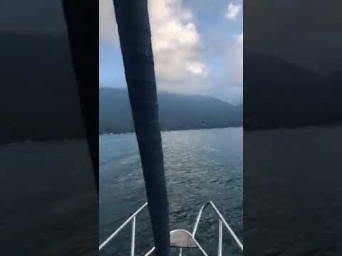 We arrive in Ilha Grande, Brazil