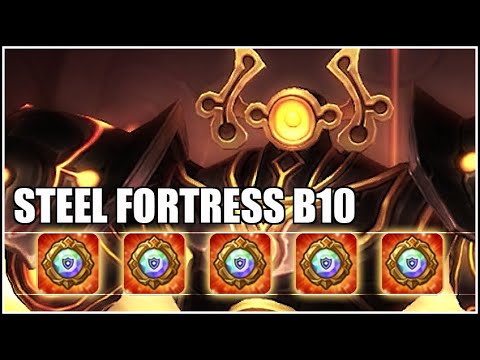 Summoners War | Steel Fortress B10 / SF10 F2P Guide Auto Safe Team - Triple Vampire Team