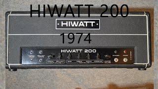 Video thumbnail for HIWATT 200 1974 with Fender Precision Bass by Bauer Studio