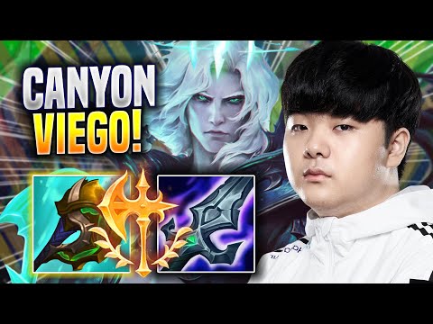 CANYON IS A GOD WITH VIEGO! - DK Canyon Plays Viego JUNGLE vs Graves! | Preseason 2023