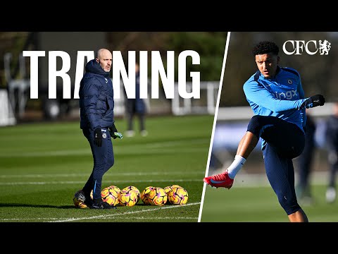  TRAINING ahead of West Ham