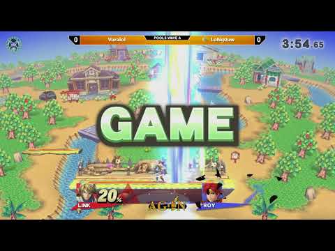AGON N1 - Vuralol (Link) Vs. ER | LoNg0uw (Roy, Link) - Pools - Smash 4
