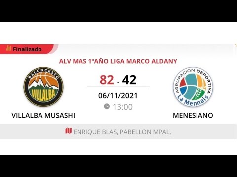 Alevín masc 11 VILLALBA MUSASHI - MENESIANO