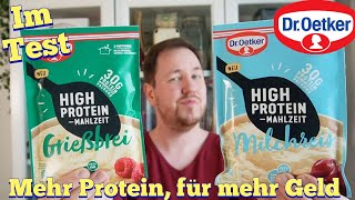 Dr. Oetker: High Protein Mahlzeit "Milchreis" & "Grießbrei" im Test