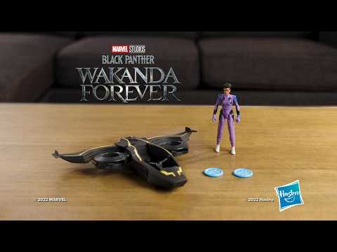 Marvel Studios' Black Panther Wakanda Forever Vibranium Blast Sunbird with Shuri Action Figure, Toy for Kids Ages 4 and Up thumbnail