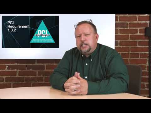 PCI DSS Requirement 1.3.2  Limit Inbound Internet Traffic