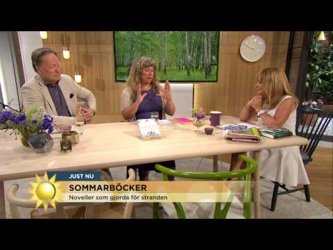 Horace Engdahl och Stina Wollter tipsar om sommarböcker - Nyhetsmorgon (TV4)