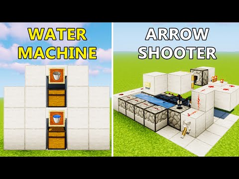 Eagle MCraft - Minecraft: 3 Redstone Build (Arrow Shooting Machine)