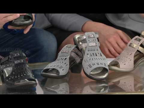 Naot Leather Open-toe Sandals - Vogue on QVC