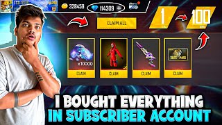 I Bought 10,000 Diamonds💎Red Criminal And Evo M1887 In Subscriber😍 I’d -Garena Free Fire