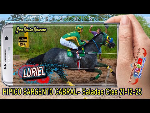 LURIEL-Gran Premio Clausura F1- Hipico Sargento Cabral- Saladas Ctes 21-12-25