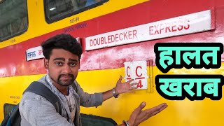 Lucknow Double Decker Express Train Journey || Lucknow to Anand vihar @travelindiawithrishi