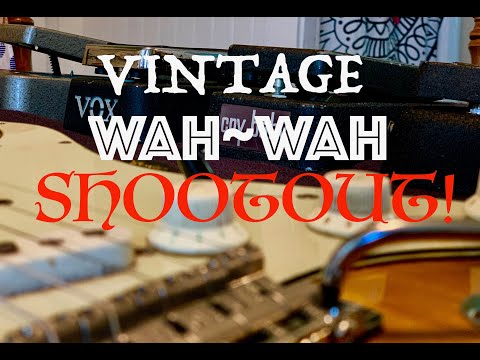 VINTAGE VOX WAH~WAHS: COMPARING 4, LATE 60'S WAH~WAHS + DEMOS!