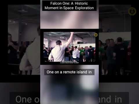 Falcon One : A Historic Moment In Space Exploration  #personalgrowth #goalsetting #dreambig