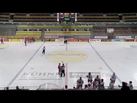 MS 2018/19 Junioren Elite A / Playoff 1/4 Final; Game 1 / SCL Young Tigers vs. Lausanne 4 Clubs