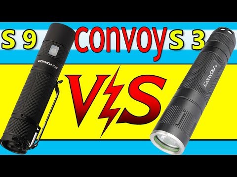 Фонарь Convoy MK-S9 и Convoy S3 Обзор + Тест 🔦⚡🔦