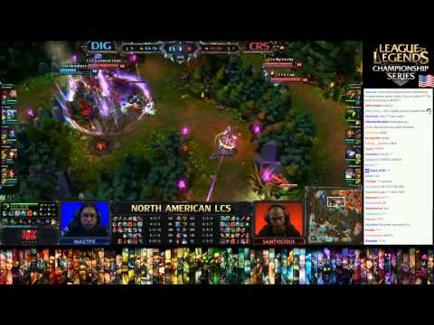 imaqtpie MAN MODE in DIG vs CRS - LCS 2013 NA W10D2