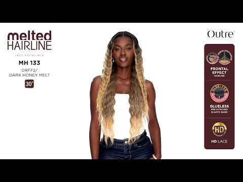 OUTRE MELTED HAIRLINE LACE FRONT WIG - MH 133