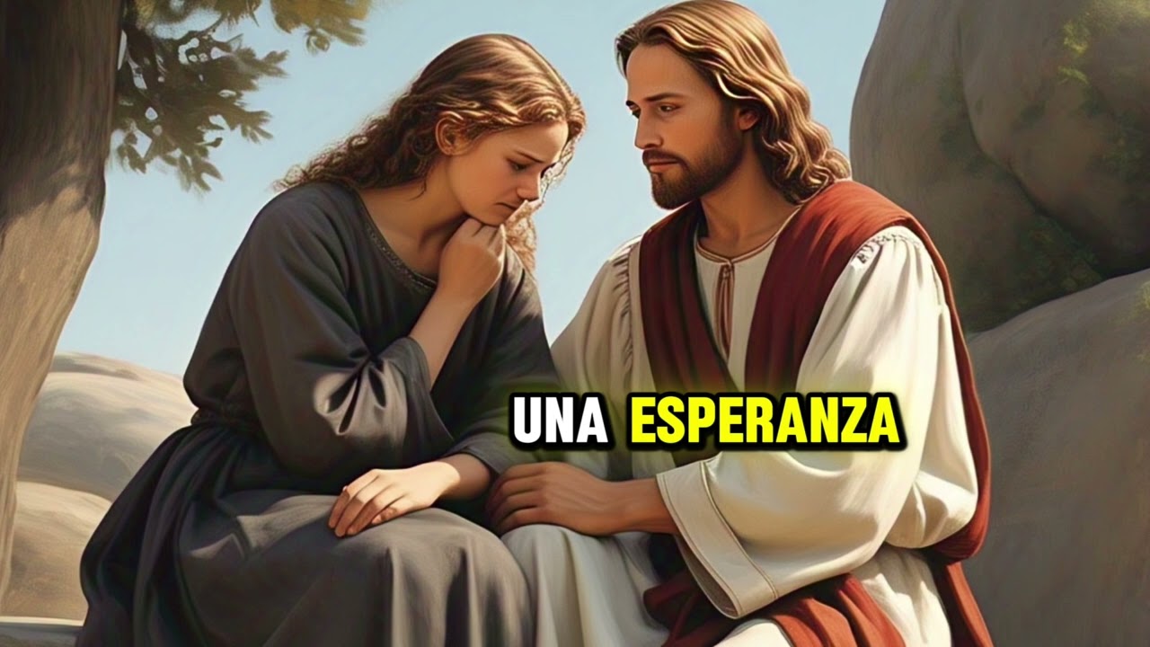 Jesús te dice que confíes en él, no te desanimes Dios está contigo