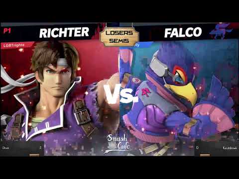 Smash Cafe (7/17/19) : Onua(Richter) vs Kiodahawk(Bowser/Villager/Falco)