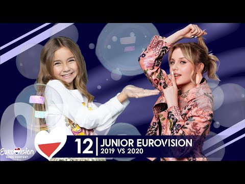 Junior Eurovision 2019 vs 2020