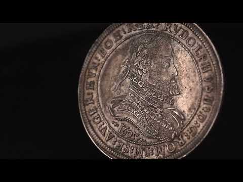 Austria, Rudolf II, Thaler, 1605, Hall, Silver, AU(55-58), Davenport: 3005