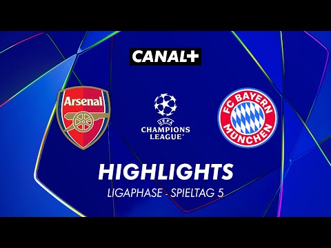 Highlights: Arsenal FC - Bayern München (UCL Ligaphase - 5. Spieltag)