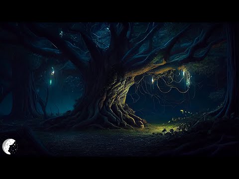 Sonidos Del Bosque Por La Noche - Ranas, Grillos, Lluvia Ligera - Sonidos De La Naturaleza 🌿2