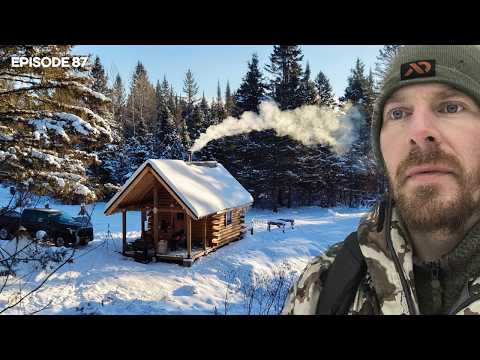 Freezing Rain: Sauna Walls, Saw-milling Lumber |EP87| Log Cabin Build on Off-Grid Homestead
