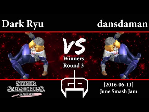 [2016-06-11] Melee - Dark Ryu (Sheik) vs dansdaman (Sheik, Fox) WR3