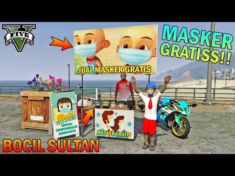 BOCAH SD JUALAN MASSKER GRATISS!!! - GTA 5 SULTAN BOCIL