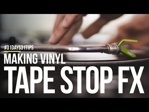 Creating a vinyl TAPE STOP effect in Ableton