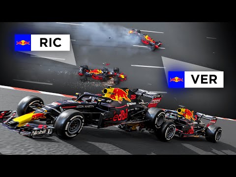 The Red Bull Disaster: Verstappen and Ricciardo's Baku crash | 3D analysis