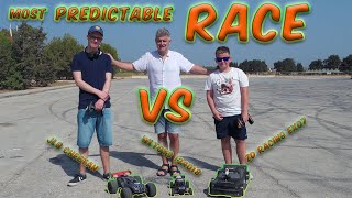 The most predictable race WLToys 124018, JLB Cheetah & ZD Racing EX07