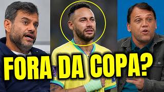 🚨 LESÃO DE NEYMAR ASSUSTA A CBF! ERIC FARIA E PETKOVIC MANDAM A REAL