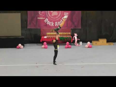 Polyánki Benedek (RÓK And Roll SE) - Fórián Kata (Rockin' Board TSE) akrobatika